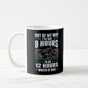 Funny Mailman Humor Stressful Mail Carrier-jobb Kaffemugg