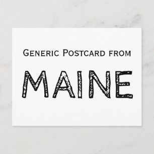 Funny Maine Vykort