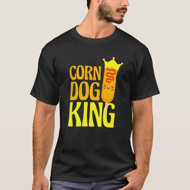 Funny Maj Hund Kung T Shirt (Framsida)