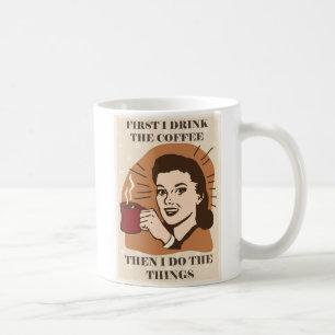 Funny maka i Humor Vintage Mamma Kaffemugg