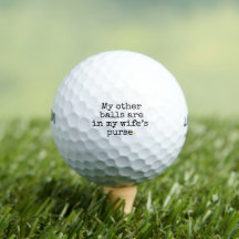 Funny Make Golf Bollar i Wife's Purse