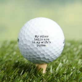 Funny Make Golf Bollar i Wife's Purse
