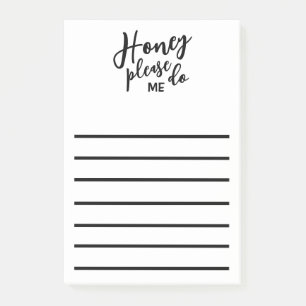 Funny Make Honung Do List Post-it Block