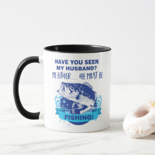Funny Make Maka Fishing Giftermål Joke Mugg