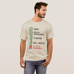Funny Make, Pappa eller Boyvän Shirt - Gag Gift T