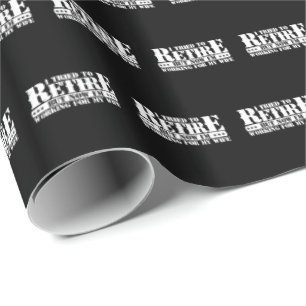 Funny Make Pension - nu arbete för frun Presentpapper