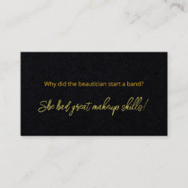 Funny Makeup Artist Simple Visitkort