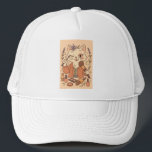 Funny Makeup Cat Hat - Cute Cartoon Cap for Her Keps<br><div class="desc">This adorable cap features a cartoon cat struggling with her makeup - smudged eyeshadows,  crooked lipstick and total chaos! Perfect for beauty lovers with a sense of humor. A cute and quirkly accessory fo everyday wear or as a funny gift!</div>