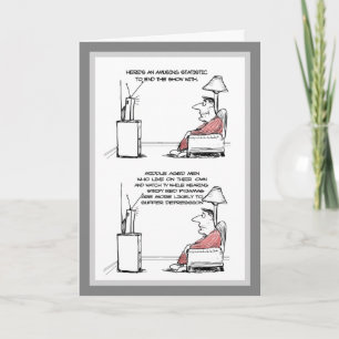 Funny Male Birthday Card - Mitten Age Kort