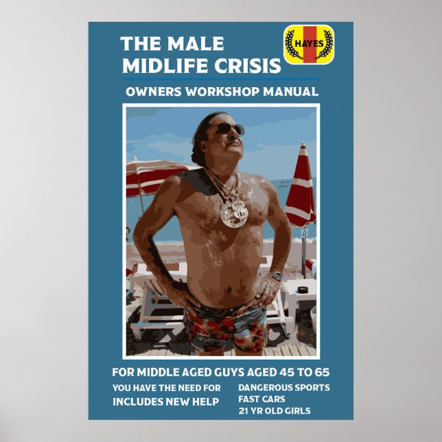 Funny Male Midlife Criations-presenter Poster (Framsidan)