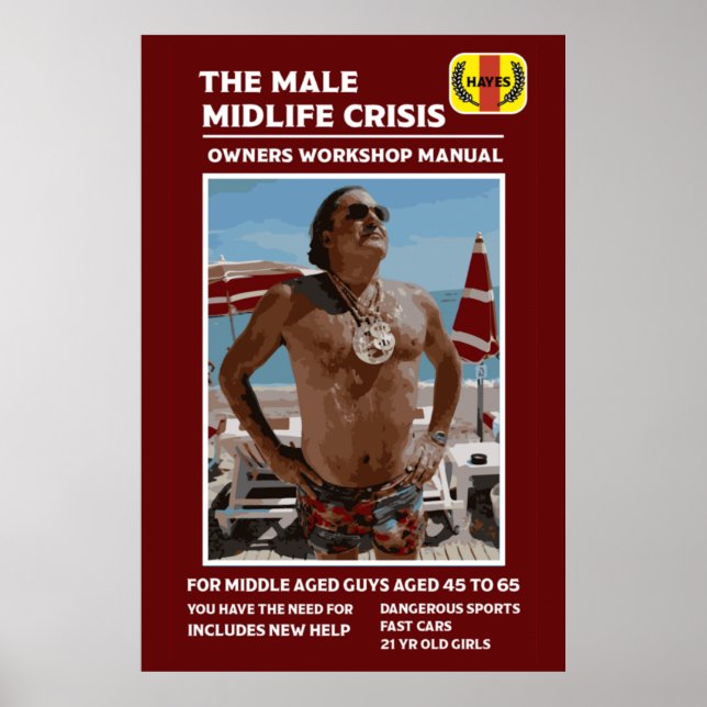 Funny Male Midlife Criations-presenter Poster (Framsidan)