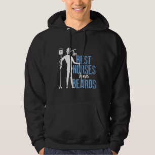 Funny Male Nurse Murse De bästa sjuksköterskorna h Hoodie