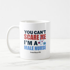Funny Male Nurse Personlig Coffee Mugg