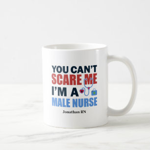 Funny Male Nurse Personlig Coffee Mugg