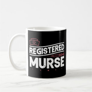 Funny Male Nurse Registered Murse Kaffemugg