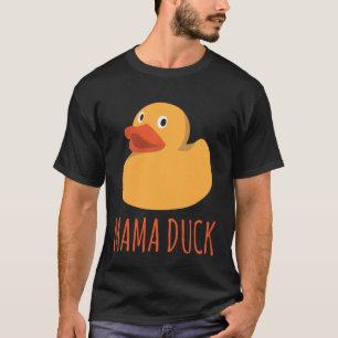 Funny Mamma Anka Rubber Ducky-familjen Lämplig för T Shirt