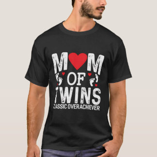 Funny Mamma av Twillingar Classic Overachiever Twi T Shirt