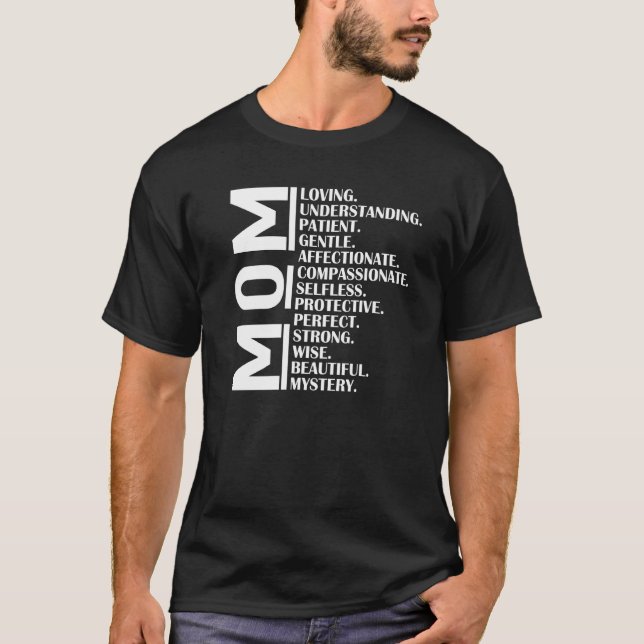 Funny Mamma Definition Coola Mamma Mamma Adjetive  T Shirt (Framsida)