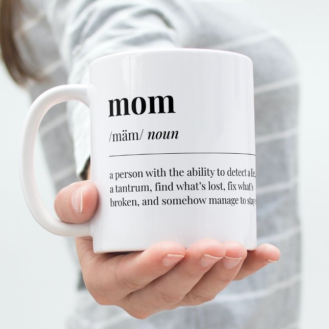 Funny Mamma Definition Kaffemugg (Skapare uppladdad)