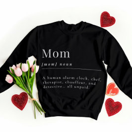 Funny Mamma Definition Shirt - obetald superhjälte T