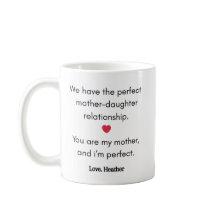 Funny Mamma-dotter Mugg Perfekt Mors dag Gift