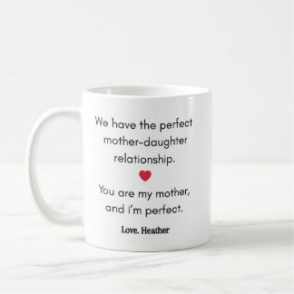 Funny Mamma-dotter Mugg Perfekt Mors dag Gift