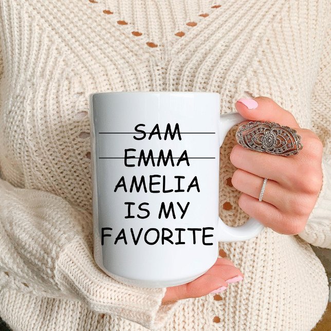 Funny Mamma Favorite Child/Mamma Birthday Coffe Mugg (Funny Mom Favorite Child / Mom Birthday Coffee Mug)