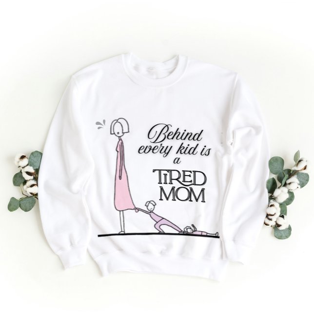 Funny Mamma Giftful Quote - Tired Mamma Life T Shirt (Skapare uppladdad)