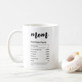 Funny Mamma har svartvitt Kaffemugg