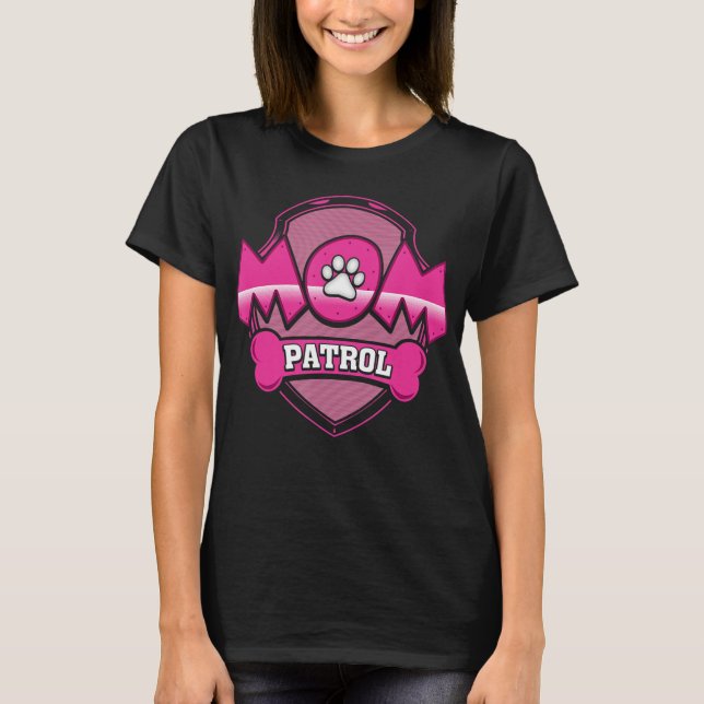Funny Mamma Patrol Hund Puppy Mamma Patrol T Shirt (Framsida)