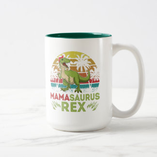 Funny Mamma Saurus Rex Coffee Mugg för Mamma