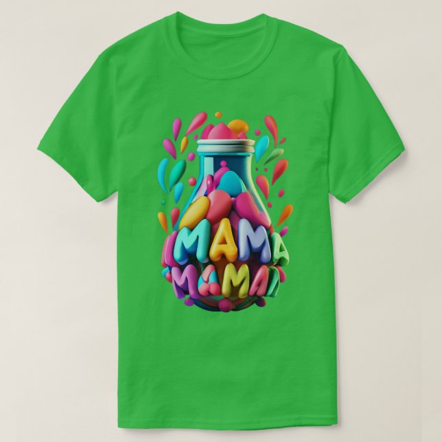 Funny Mamma White Design Women T Shirt (Design framsida)