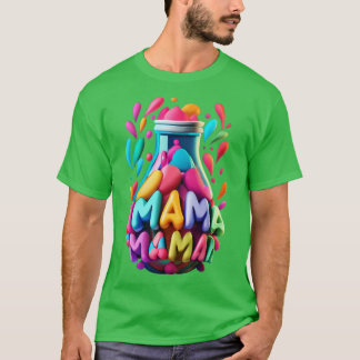 Funny Mamma White Design Women T Shirt