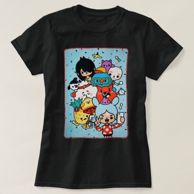 Funny Man An App Development Toca Boca Studio Kärl T Shirt (Design framsida)