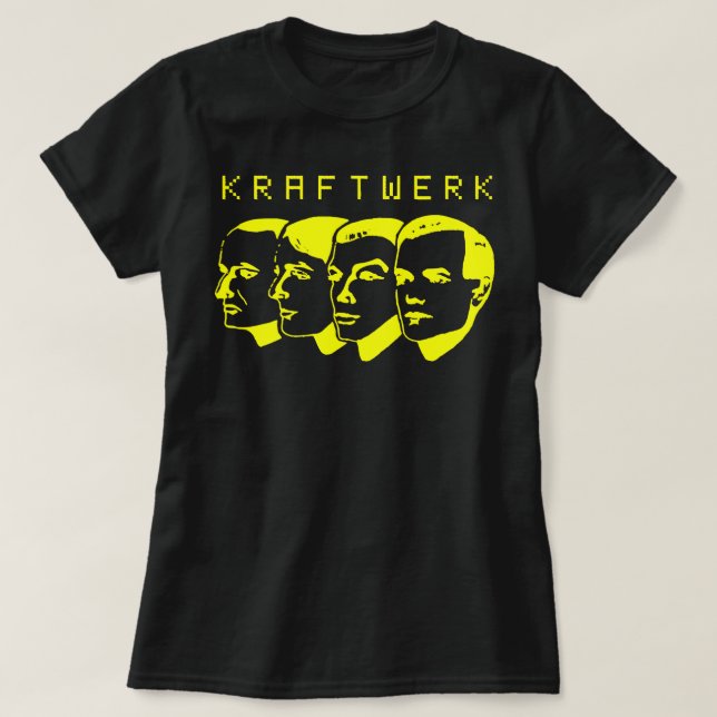 Funny Man German Kraftwerk Band Kärlek You Fläkt T Shirt (Design framsida)