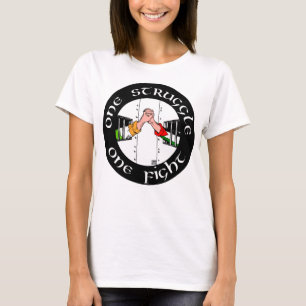 Funny Man Ireland Palestine One Strile, One Figh T Shirt
