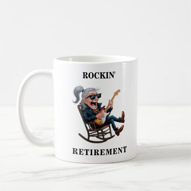 Funny Man Retirement Kaffemugg (Vänster)