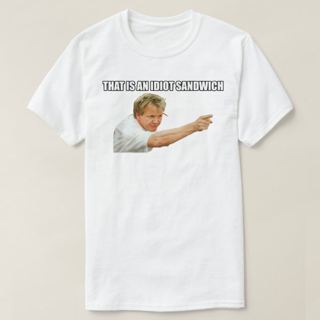 Funny Man Scottish TV star restaurangägare Funny T Shirt (Design framsida)