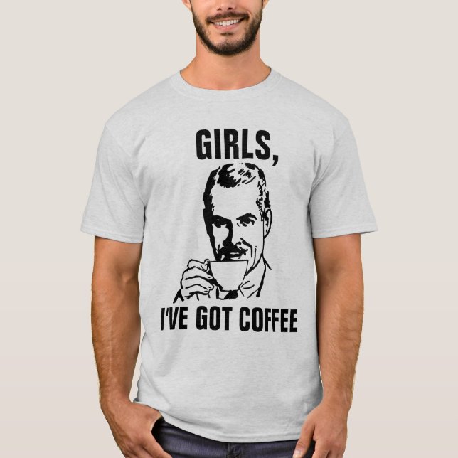 FUNNY MANAR apparBARISTA COFFEE T-Shirts (Framsida)