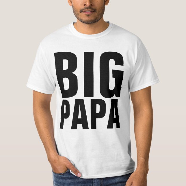 FUNNY MANAR apparPAPPA T-SHIRTS BIG PAPPA (Framsida)