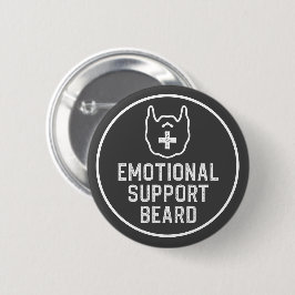 Funny Manar Emotional Support Beard Joke Gift Knapp