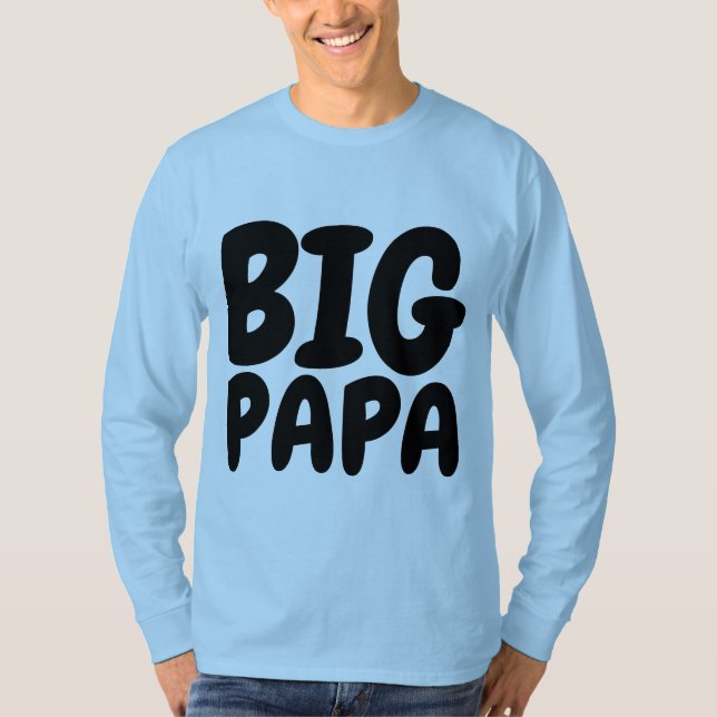 Funny Manar fraktT-Shirts, BIG PAPPA T Shirt (Framsida)