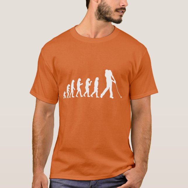 Funny Manar Golf Golfing Grottman Evolution T Shirt (Framsida)