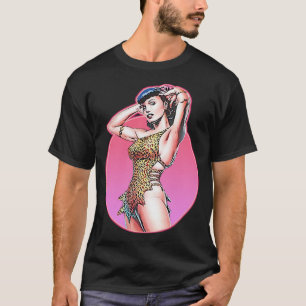 Funny Manar Illustration Pop Art Bettie Gta Leopar T Shirt
