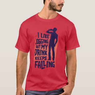 Funny Manar Kärlek Beer Jogger Fitness Tjock Cloth T Shirt