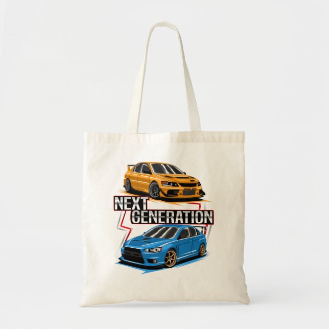 Funny Manar Lancer nästa Generation 9 och 10 Tygkasse (Framsidan)