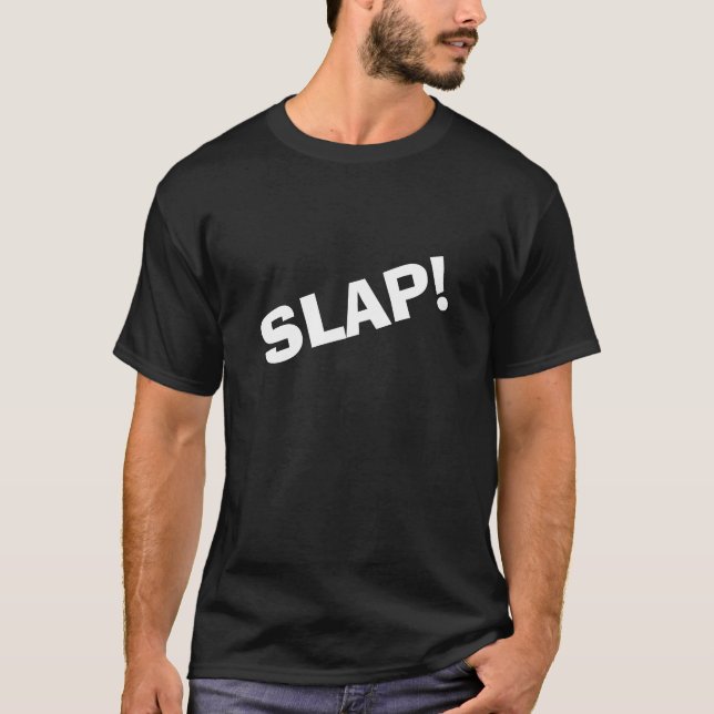 Funny Manar novelty Gift Idea SLAP T Shirt (Framsida)