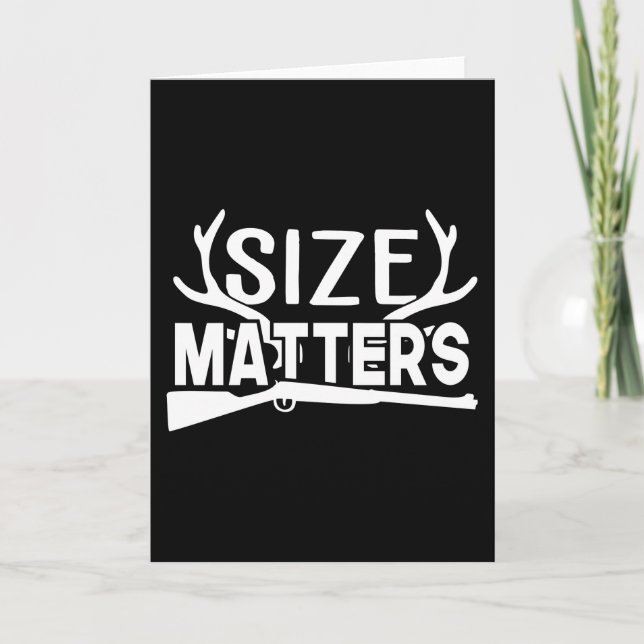 Funny Manar Novelty T-Shirt Hunting Kort (Framsida)