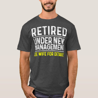 Funny Manar Pension Design Male Pappa Retiring Par T Shirt