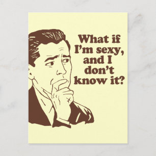 Funny Manar Retro Stil Humor Vykort